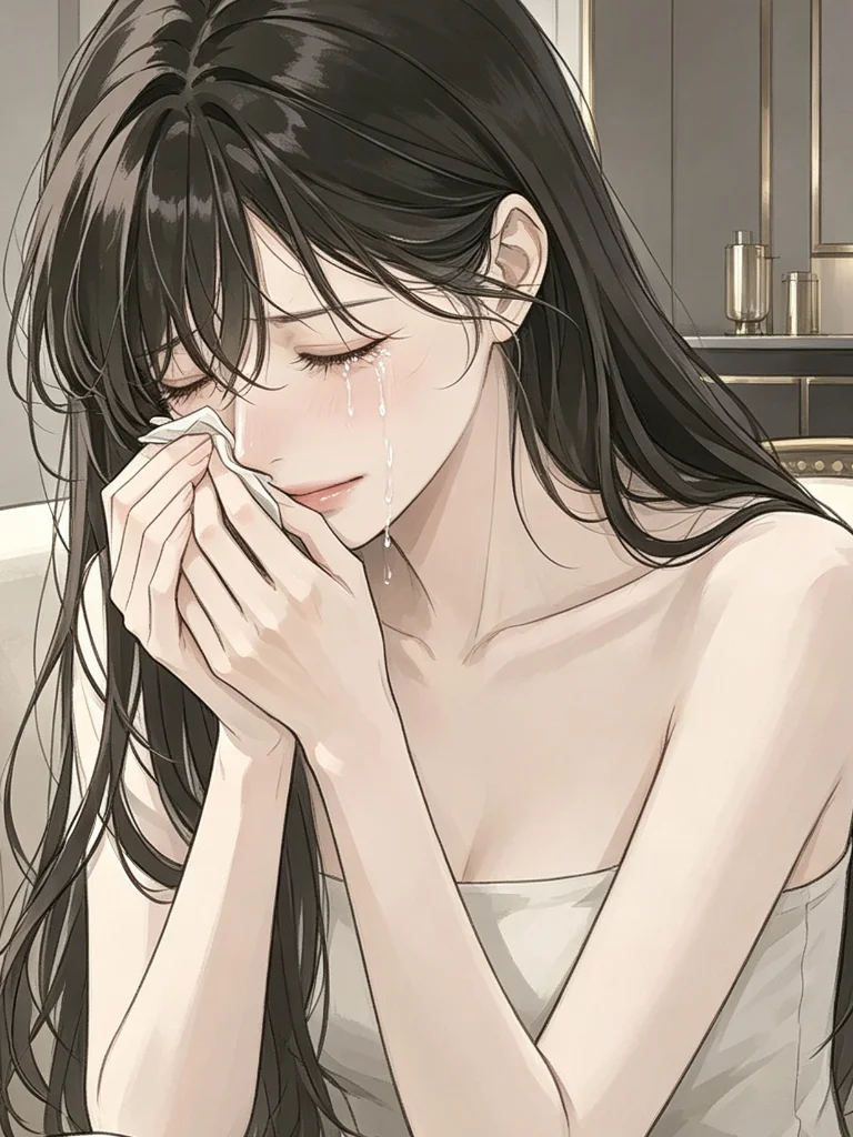 下跪的母亲