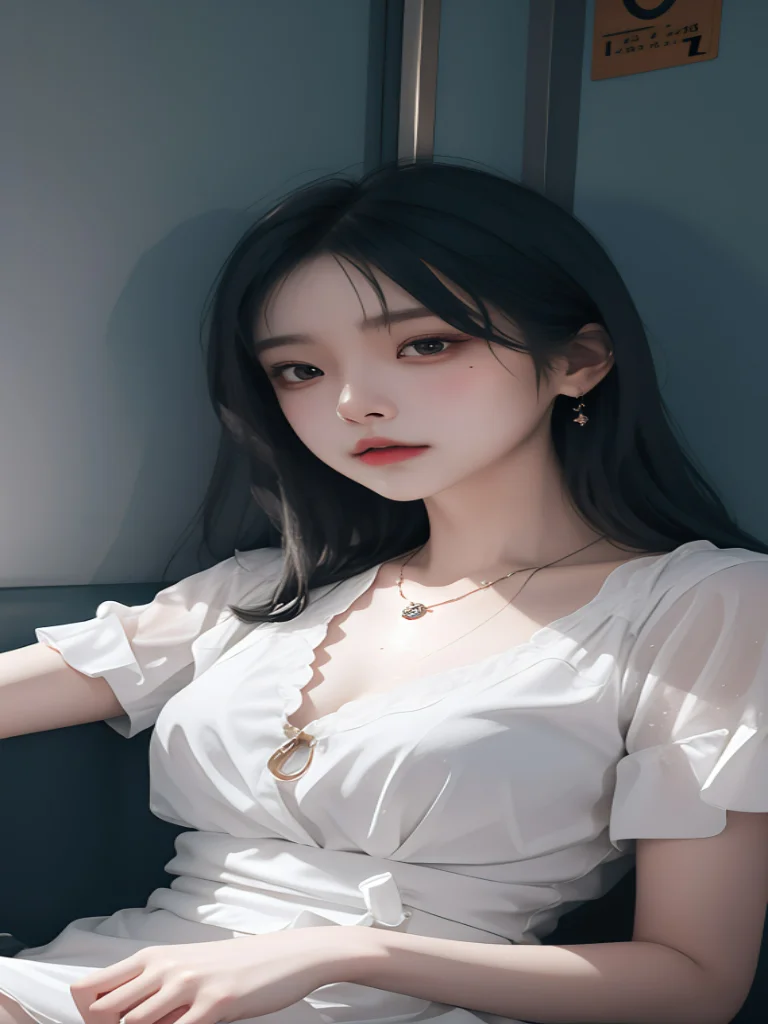 深夜白裙