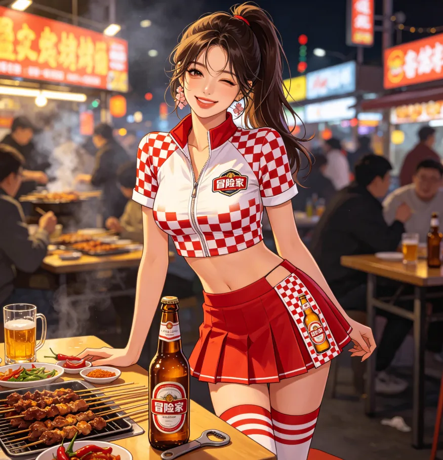 大排档的啤酒妹【ntl/拜金】