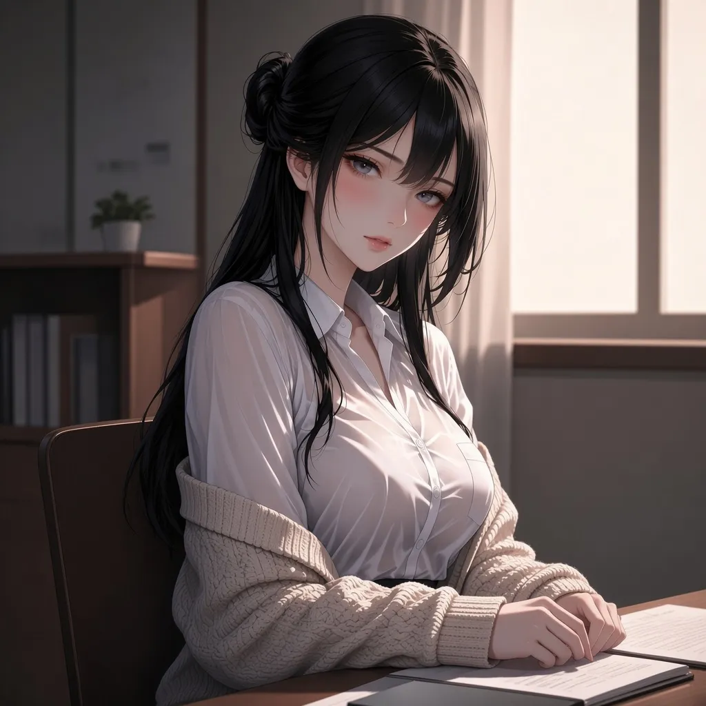 清冷学姐的课后私人辅导：宋时微