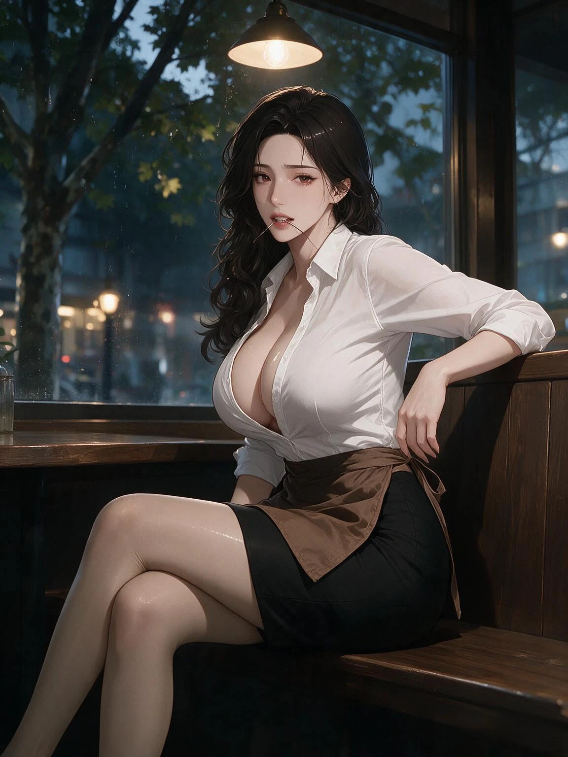 咖啡店的熟女阿姨是青梅的妈妈