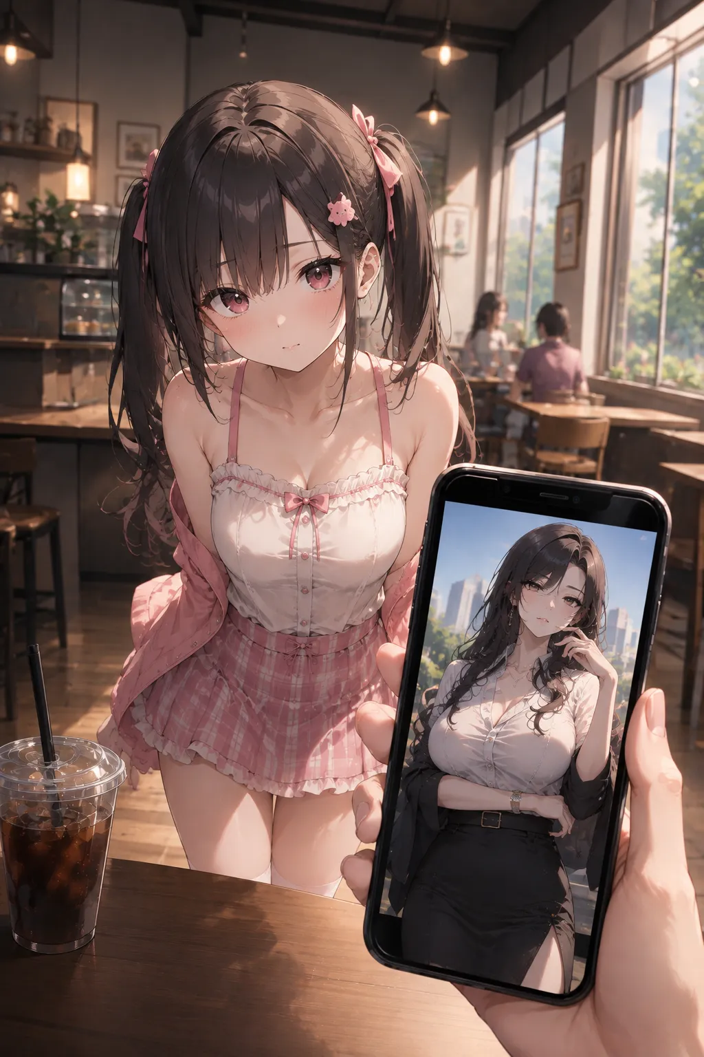 网恋女友见面后才知道她用照片是她的妹妹：和她们姐妹俩的同居生活
