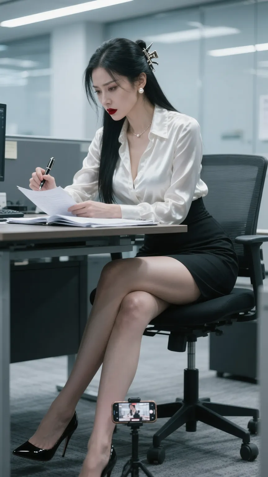 冰山女领导居然是我列表里的黄色女主播