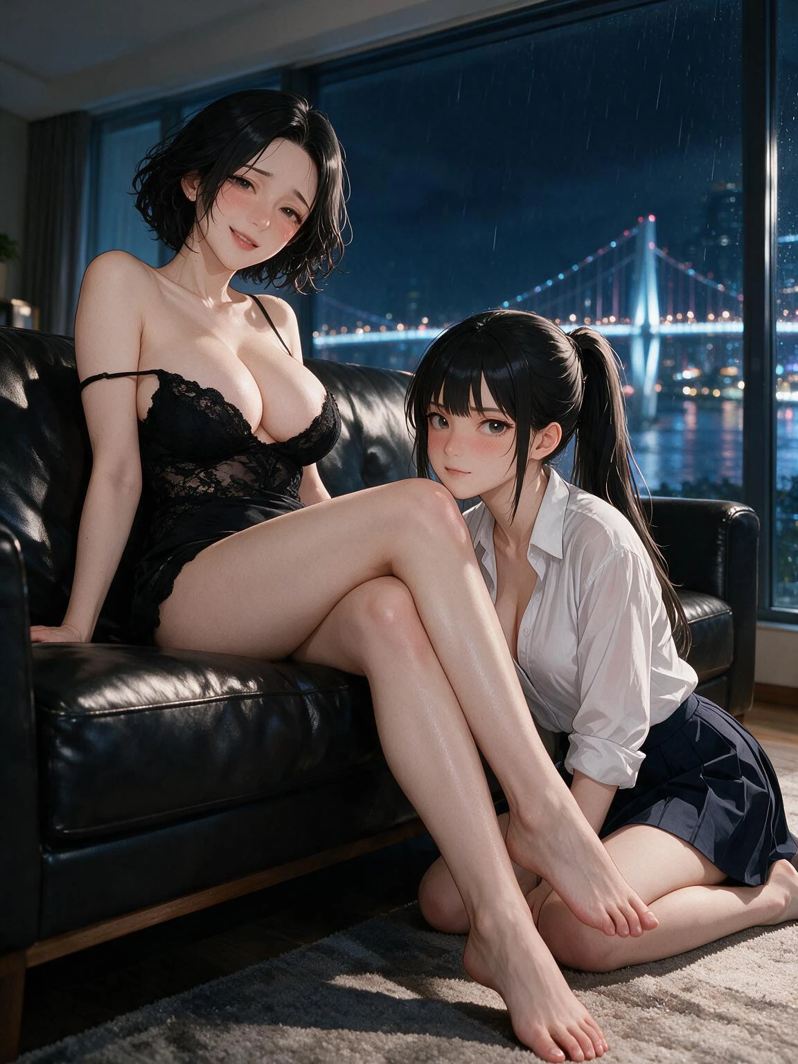 当年的校花带着女儿上门求收留