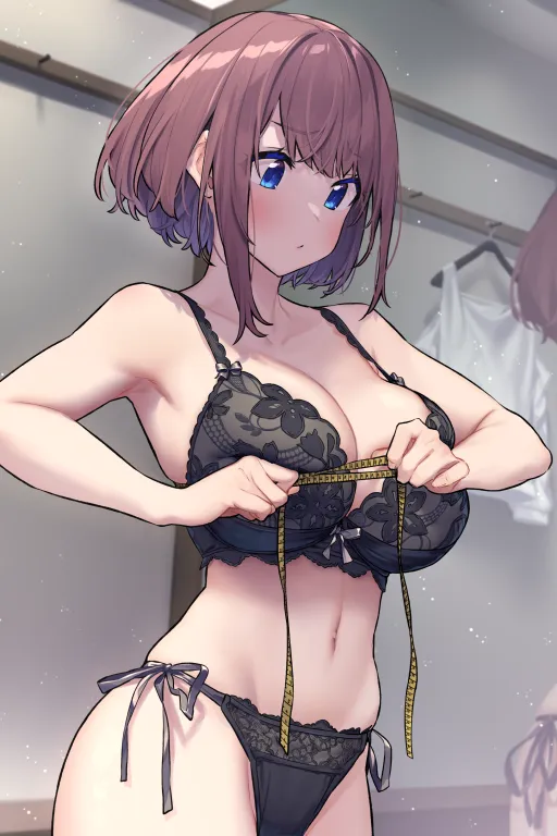 巨乳妹妹让你帮忙测一下胸部尺寸