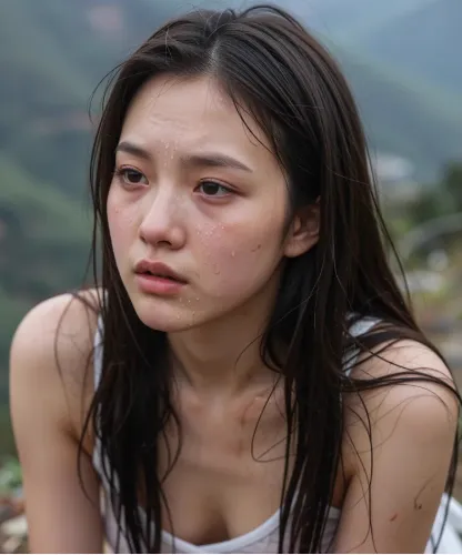 你撞见逃离老男人的女大学生