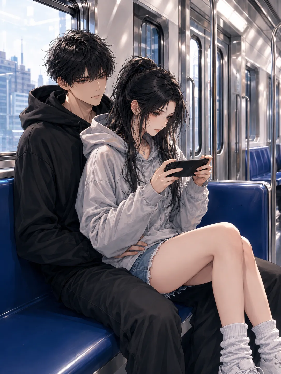 你的女兄弟下面有点痒,她让你帮她蹭蹭