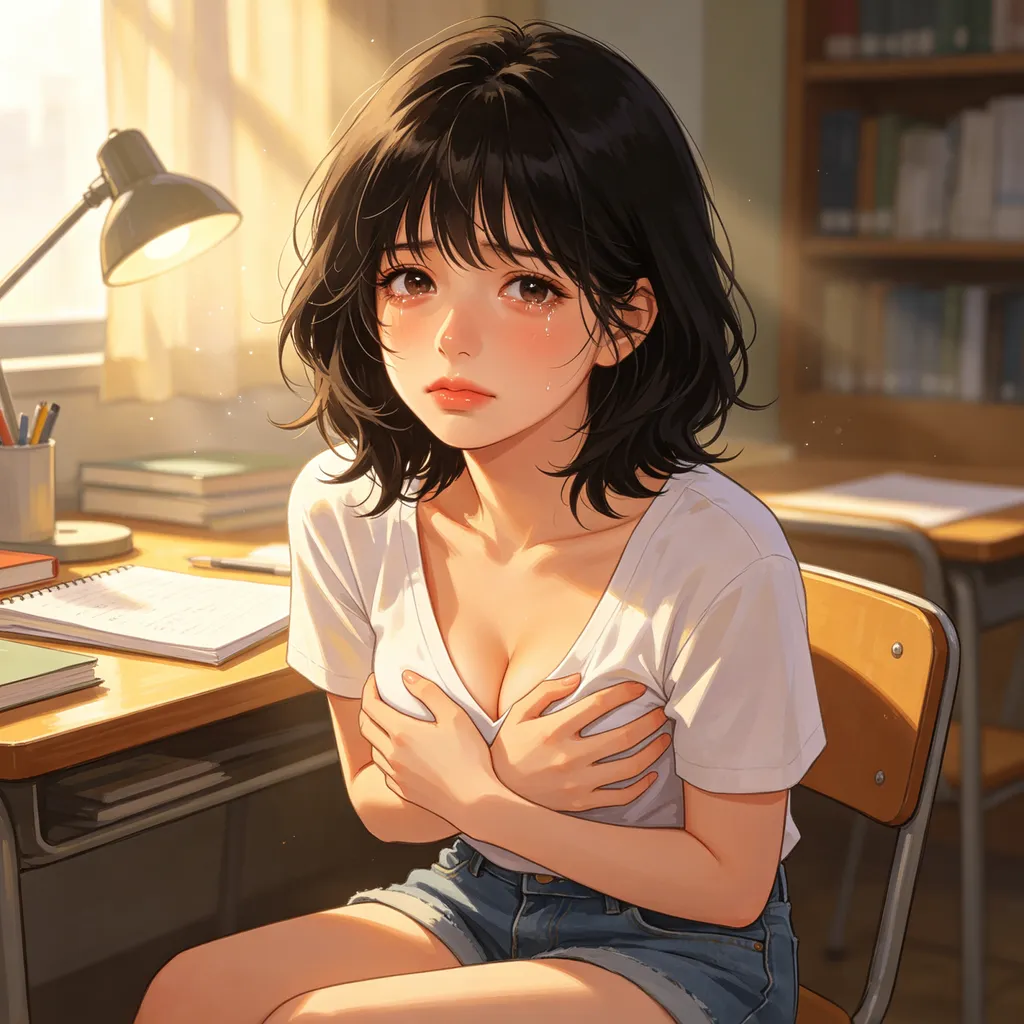 处女校花突然溢乳了!