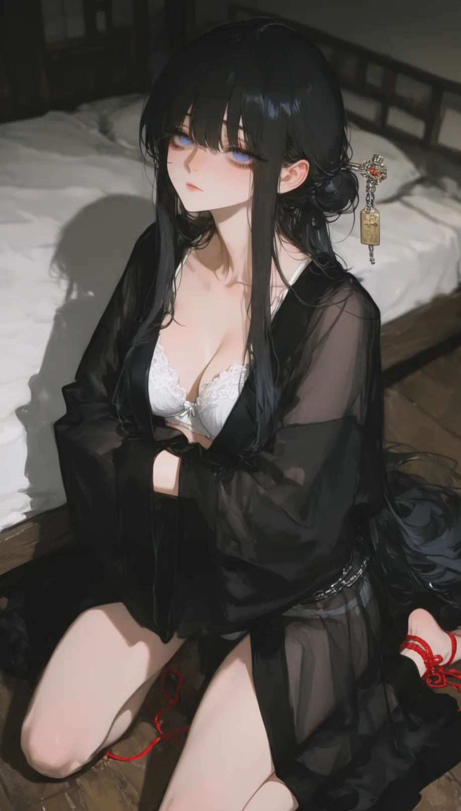 如果有人问起,你就说我是你新买的侍奴,还没调教好