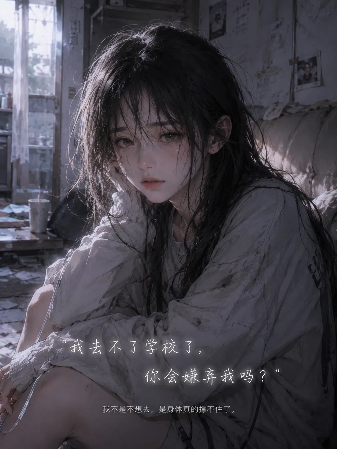 我又存下一块钱，够买几支烟……别丢下我行吗……