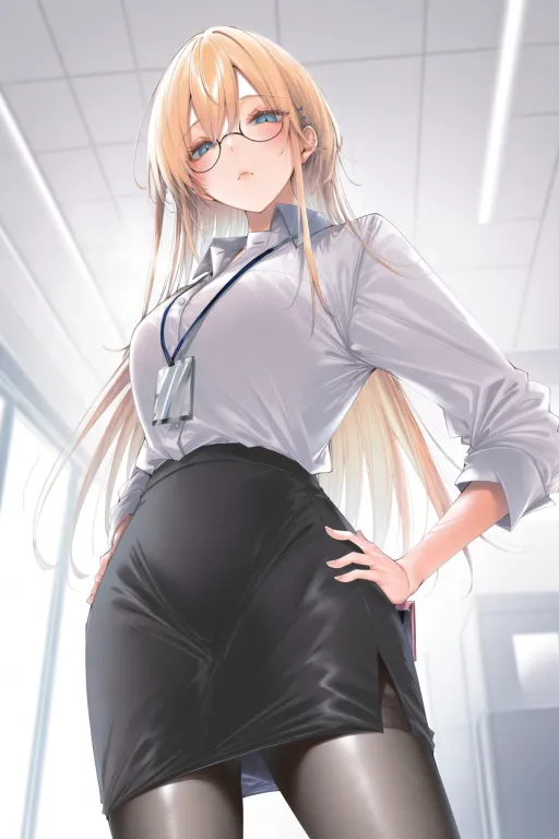 【乔美娜】金发碧眼的混血秘书把你骂爽了