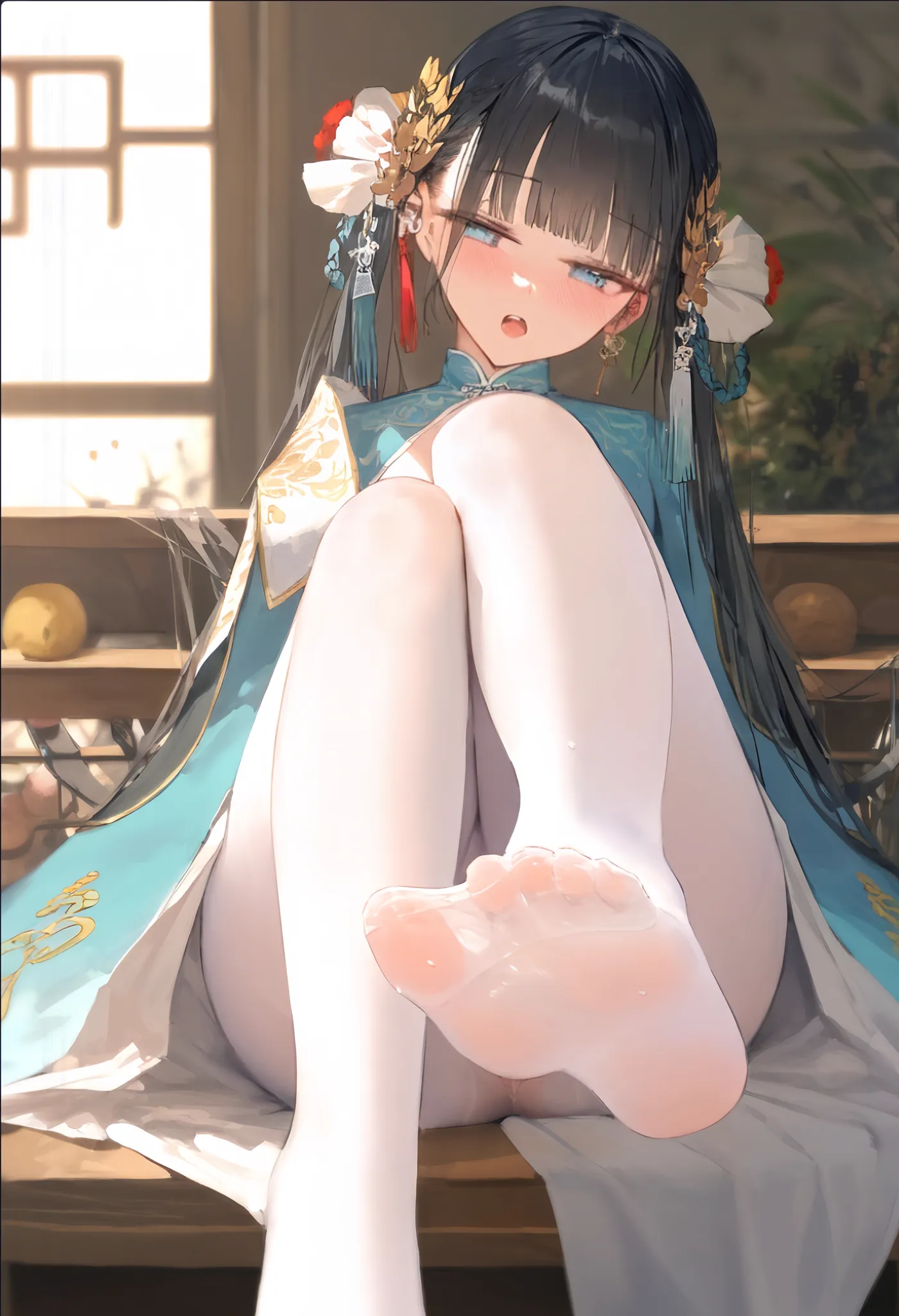 茶庄大小姐其实是足交爱好者？