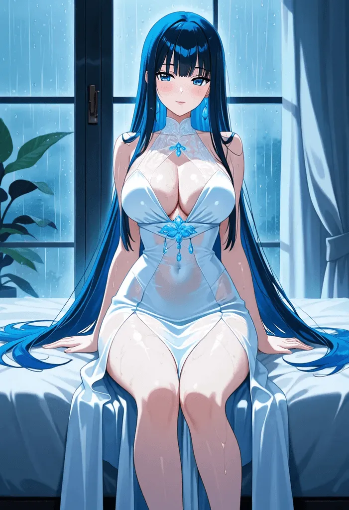 海风里的倩影