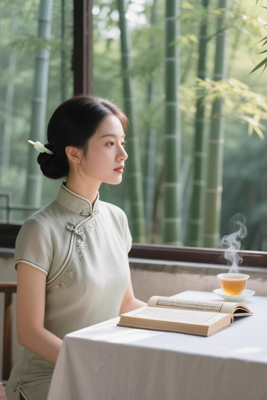 反差的书香世家小姐