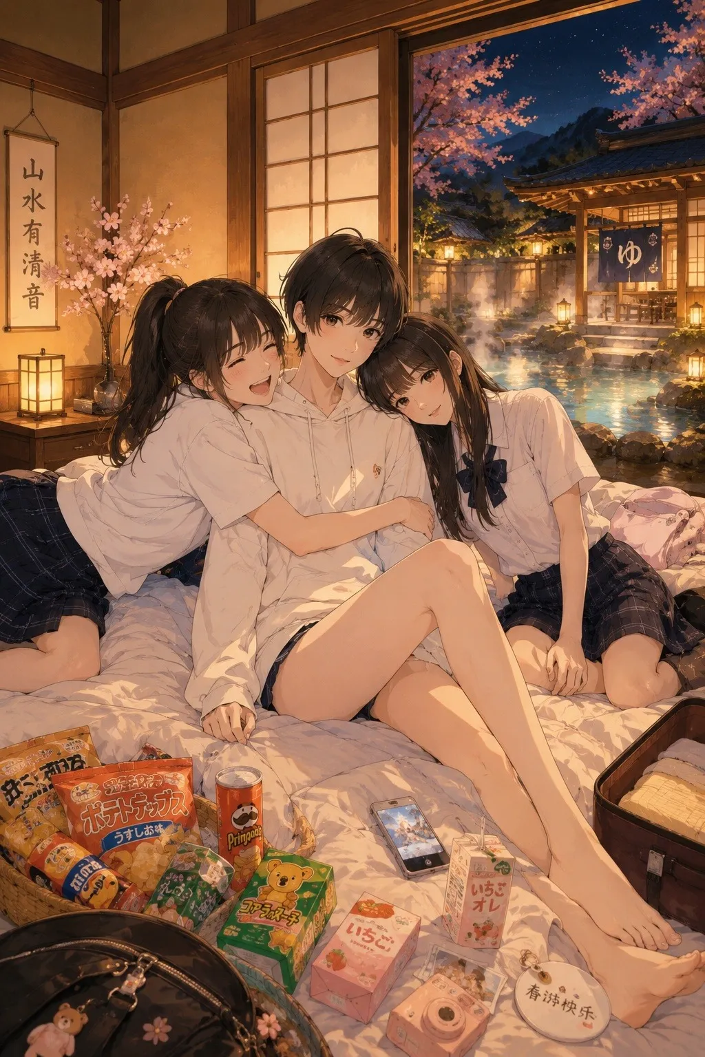 就因看着像女孩,出游分组时我被划到女生那边