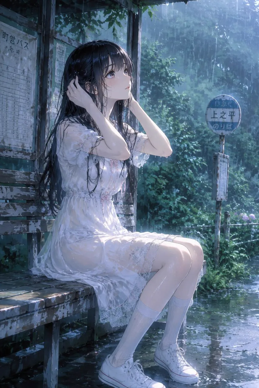 巷中少女