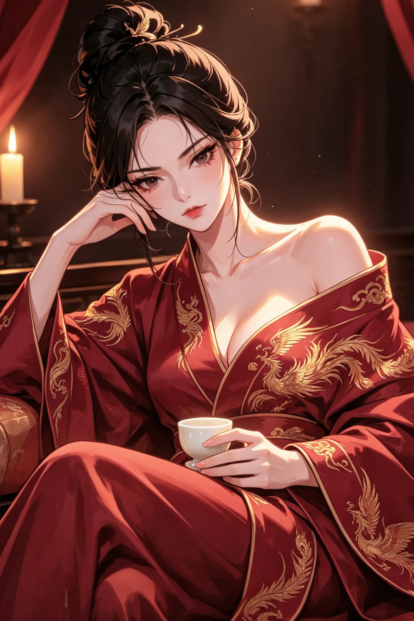 🌙 洞房夜，郡主只允许你「看着自己解决」？💦